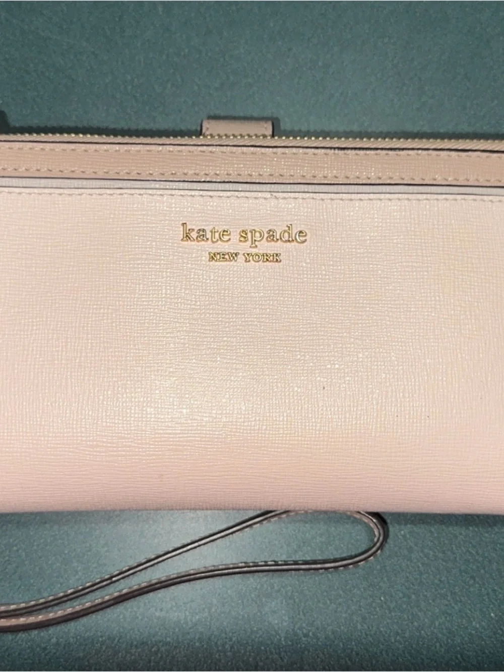 kate spade Wristlet Wallet with Gold Logo